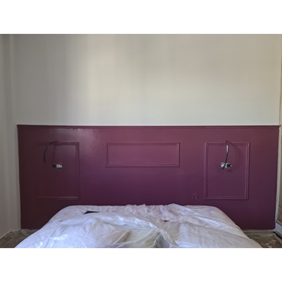 Pared en satinado
